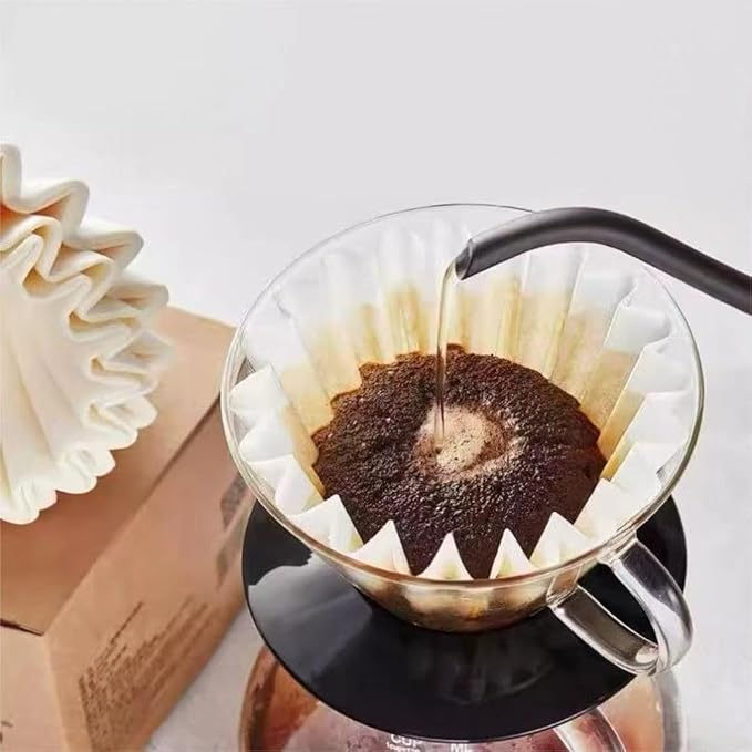 Large 12 Cup Coffee Filters, 500 Count, Commercial Basket Size 9.75 x 4.25 inches, Premium Quality, Tall Walls