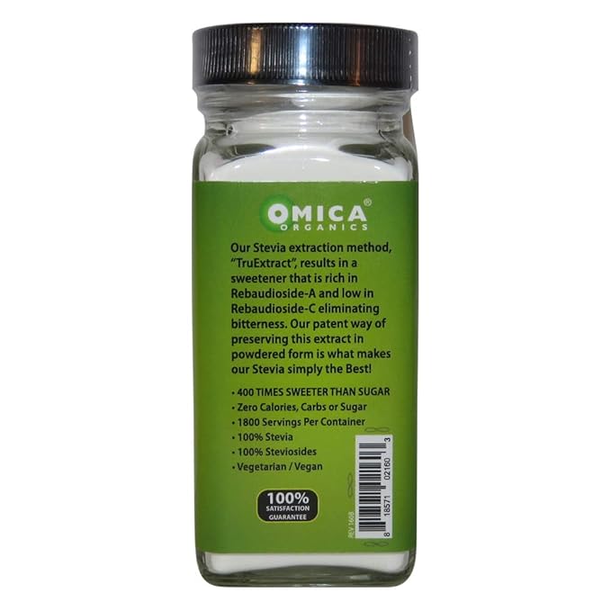 Omica Organics Stevia Extract Sweetener Powder (1.7 oz)