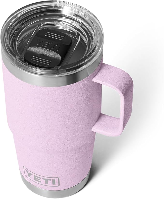 YETI Rambler 20 oz Travel Mug, Stainless Steel, Vacuum Insulated with Stronghold Lid