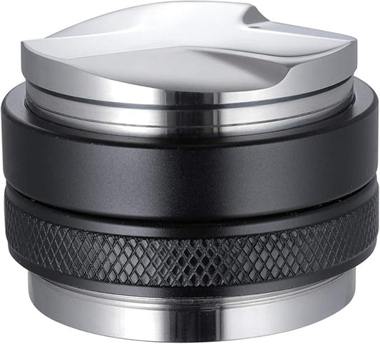 MATOW 53mm Coffee Distributor and Tamper, Dual Head Coffee Leveler Compatible with Breville 54mm Portafilter, Adjustable Depth- Professional Espresso Hand Tampers
