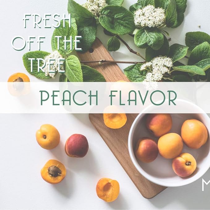 Joe’s Syrup Organic Flavored Syrup, Organic Peach, 750 ml (3 Pack)