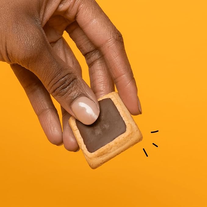 Michel et Augustin Cookies, Individually Wrapped Snacks, 3 Pack, Gourmet Milk Chocolate & Caramel Shortbread, 15 French Butter Cookies per bag