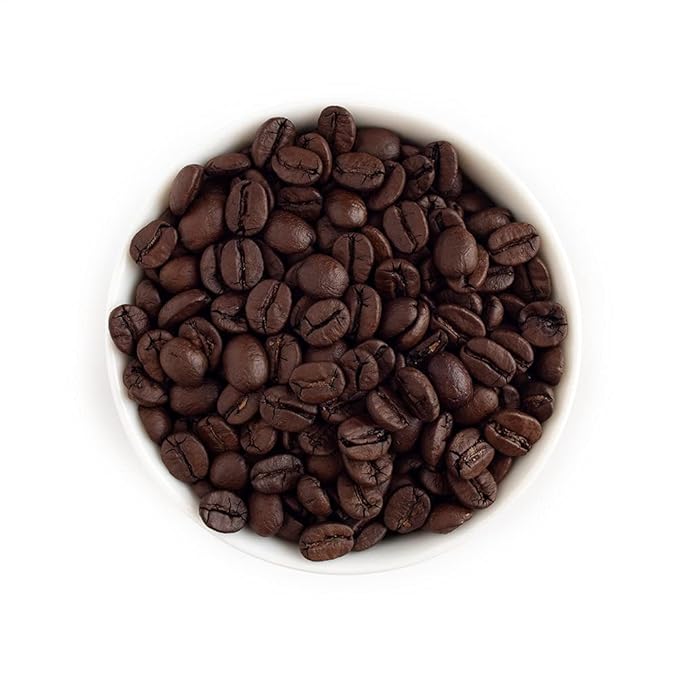 Fresh Roasted Coffee, Dark Brazil, 2 lb (32 oz), Med-Dark Roast, Whole Bean, Kosher