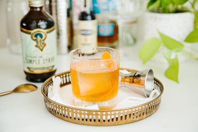 Portland Syrups Organic Cane Simple Syrup - Drink Mix for Exceptional Cocktails, Sugar for Drinks, for Coffee, Mocktails, Baking, 12 oz, 24 Servings - Pack of 2