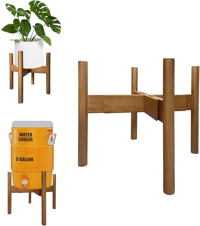 Adjustable Drink Dispenser Holder (9-14.5 Inch), Water Dispenser Stand - Fit Water Cooler, 3-5 Gallon Water Jug Jar Container, Beverage Dispenser, Water Filter Bottle, Water Crock Dispenser Countertop