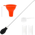 Extendable Garden Duster Powder Applicator, Anglekai Powder Duster for Diatomaceous Earth Applicator Dispenser, with Metal Tube/Spray Duster/Funnel/Tank/Plastic Gloves (from 9'' to 22'')