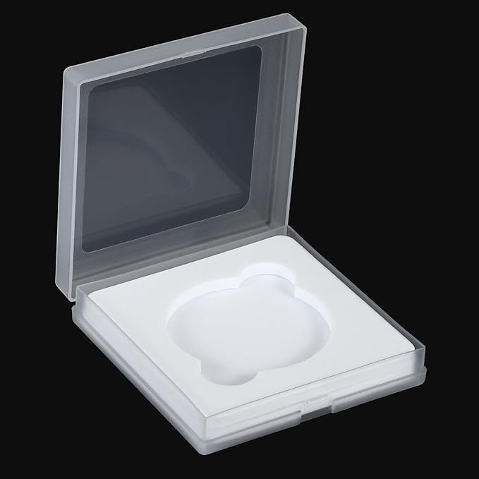 PATIKIL 55mm Lens Filter Case, 3pcs Camera Filter Case Portable Lens Filter Box Water Resistant Dustproof Plastic for Photography Filter Storage