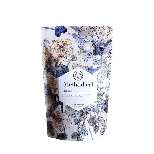 Blue Boy - Roasted by Methodical Roasting - Whole Bean Coffee - 12 Ounce Bag