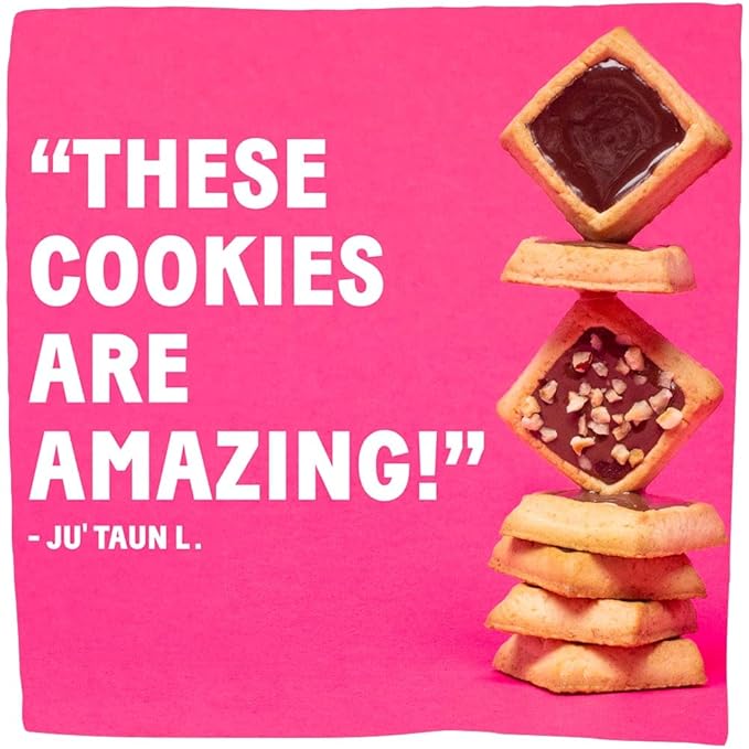 Michel et Augustin Cookies, Individually Wrapped Snacks, 3 Bag Variety Pack, Gourmet Chocolate Shortbread, 15 French Butter Cookies per bag