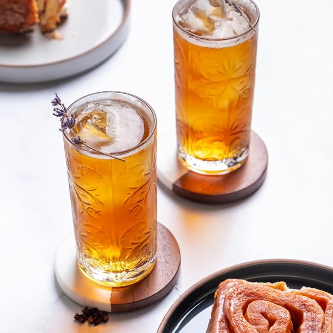 Shaker & Spoon Spiced Chai Cocktail Syrup, 16oz Coffee Syrup for Drinks, Coffee Syrups, Cocktail Mixers, Mocktails, Non Alcoholic Drinks