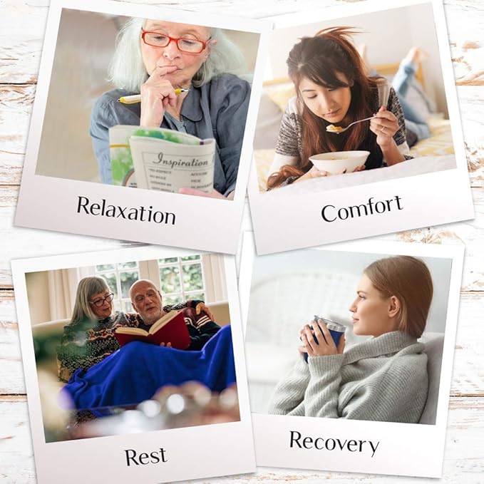 Get Well Soon Gifts for Women or Men - Gift Set Includes Luxury Blanket, Chicken Noodle Soup, TLC Tea Kit & Inspirational Word Search Book - After Surgery, Thinking of You Care Package