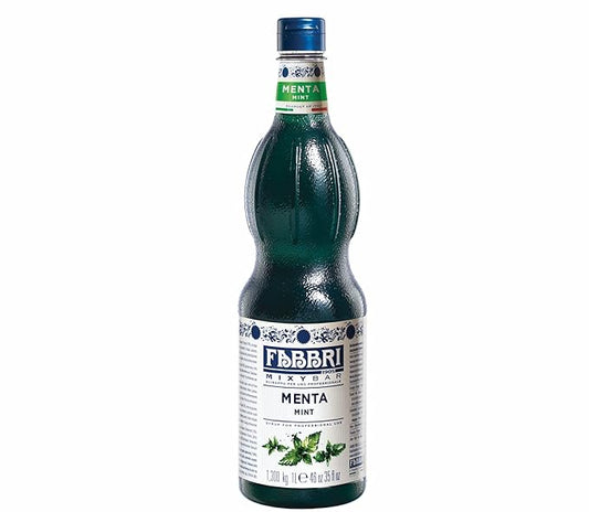 Fabbri Flavoring Syrup, Mint, Made in Italy, 33.8 Ounce (1 Liter)