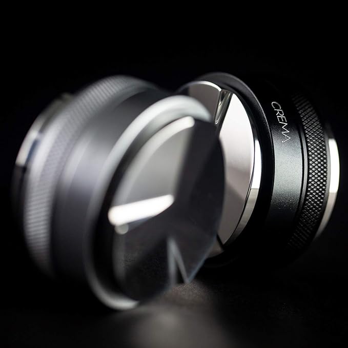 cream coffee products 58.5mm 2 in 1 tamper and distributor black beautiful espresso hand tampers