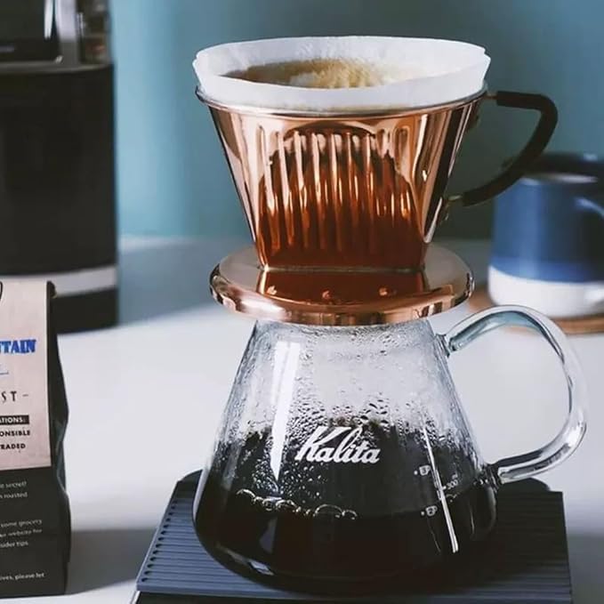 #4 White Paper Filters, Coffee Filter #4 Cone Paper Filters 8-12 Cups, Disposable for Pour Over and Drip Coffee Maker (White, #4 U-shaped 100 Count)