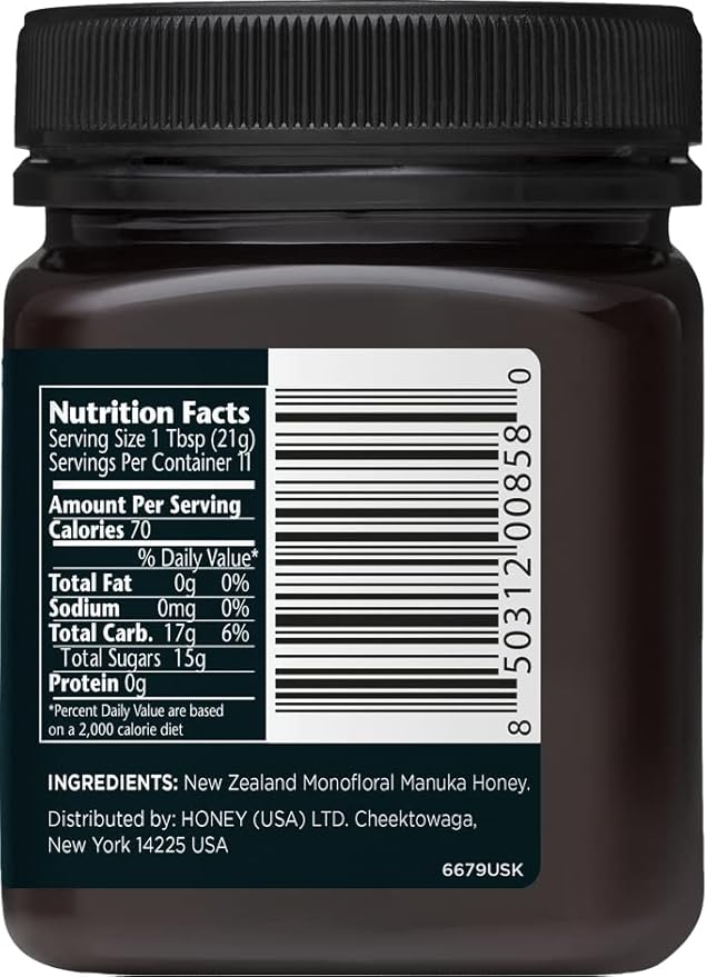 Manuka Doctor - MGO 625+ Manuka Honey Monofloral, 100% Pure New Zealand Honey. Certified. Guaranteed. Raw. Non-GMO (8.75 oz)