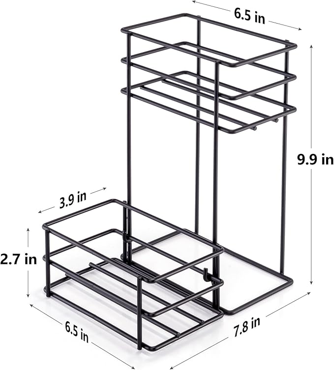 4 Bottle Coffee Syrup Organizer Coffee Syrup Rack for Coffee Bar Kitchen Small Wine Rack for Bar Family Storage for Syrup Wine Dressing