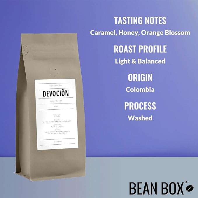 Honey - Roasted by Devocion - Freshly Ground Coffee - 5 Pound Bag