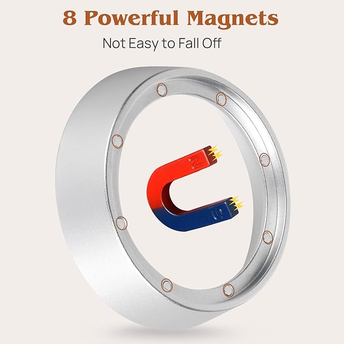 58mm Portafilter Funnel with Magnetic, Lightweight Aluminum Espresso Funnel for 58mm Portafilter