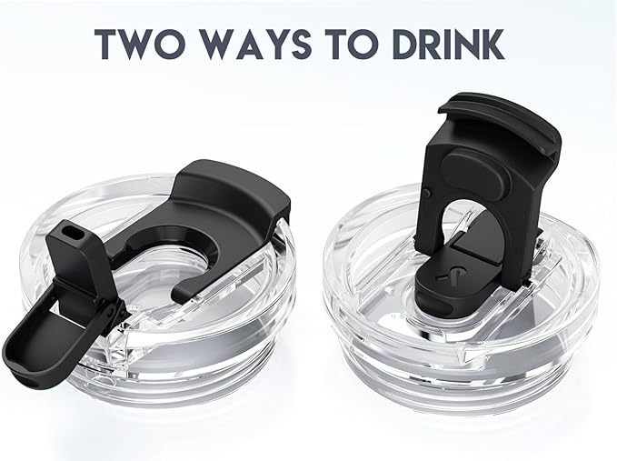 Meoky 24 oz Travel Coffee Mug with Leak-proof Lid, Stainless Steel Insulated Coffee Tumbler, Keeps Hot for 8 Hours or Cold for 24 Hours, Fits in Car Cup Holder (Night)