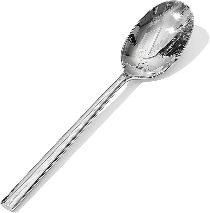 KINGSTONE Dinner Spoon Set, 24-Piece Tablespoons Silverware Spoons, Premium Food Grade Stainless Steel Spoons, Mirror Finish & Dishwasher Safe, Use for Kitchen, Home, Wedding, Party