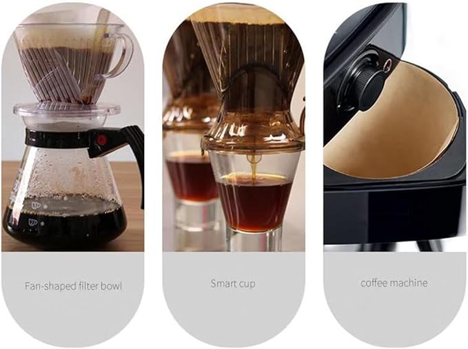 #4 Coffee Paper Filters for Ninja Coffee Makers,8-12 Cup 100 Count Natural Unbleached Disposable Cone Paper Filters