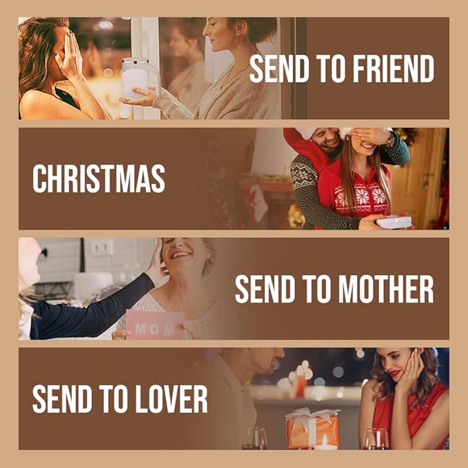 Automatic Magnetic Stirring Coffee Mug, 2026 New Electric Self Stirring Coffee Mug with Temperature Display, Rechargeable Auto Stirring Mugs with Lid for Coffee, Chocolate, Milk, Tea (Black 400ML)