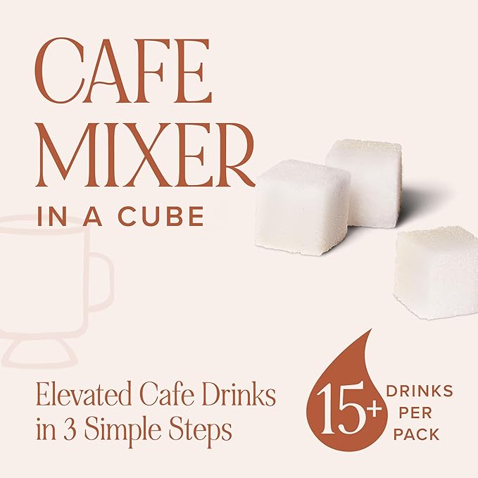 Lavender London Fog Sugar Cubes by Teaspressa - Delicious Lavender Fog Flavor Infused Sugar Cubes - Kosher - Gluten-Free - Barista Quality Cafe Experience - No Mess - Makes 30 drinks - Great For Gifting, Hosting & Travel