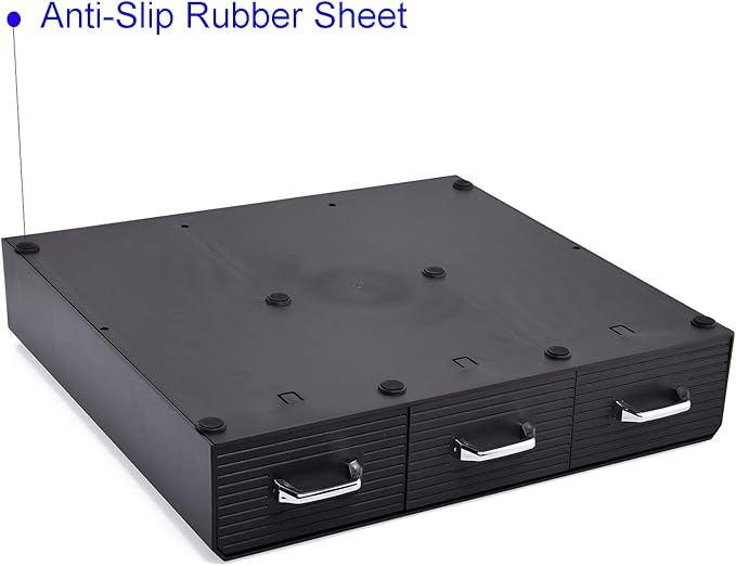 Coffee Pod Storage Drawer Coffee Capsule Organize Drawer Coffee Maker Holder Organizer,Compatible with 36 Capacity K-Cup or 48 Nespresso Capsule, Black