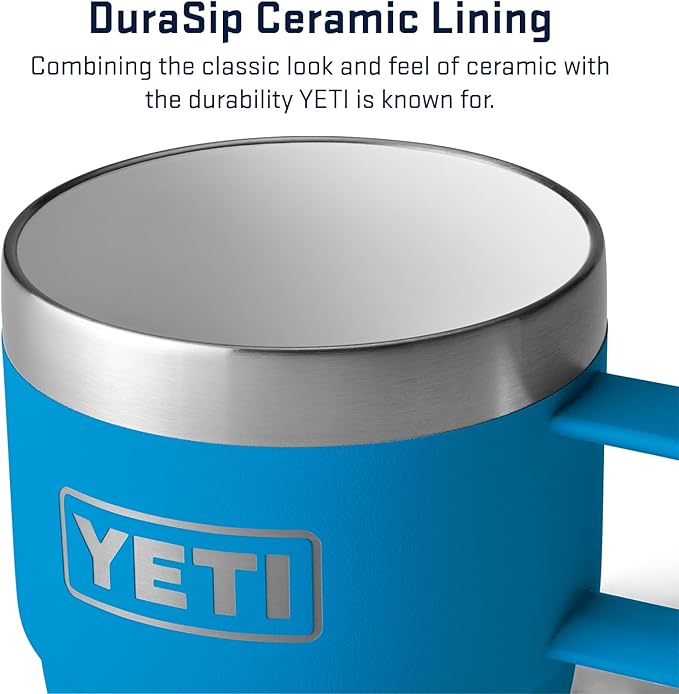 YETI Rambler 6 oz Stackable Mug, Stainless Steel, Vacuum Insulated Espresso/Coffee Mug, 2 Pack