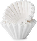 Segarty Disposable Basket Coffee Paper Filters Small Size, 50 Count 1-2 Cup White Paper Pour Over Maker Basket Dripper for Home and Office Use, Ideal Coffee Bar Pot Accessory for Most Brewer Machines