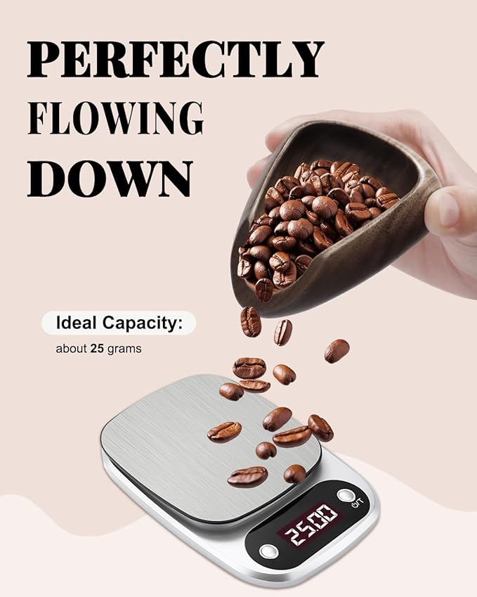 Coffee Bean Dosing Cup Set, Walnut Dosing Tray with 15ml Stainless Steel Measuring Spoon & 10ml Coffee spray bottle, Espresso Accessories for Baristas and Home Brewers