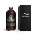 LAVA Premium Aromatic Old Fashioned Cocktail Syrup 16oz, Makes 32 Cocktails, Made with Aromatic Bitters, Demerara, Marasca Cherry, Orange Zest, Hazelnut and Cinnamon. Ready to Use. Just Add Whiskey.