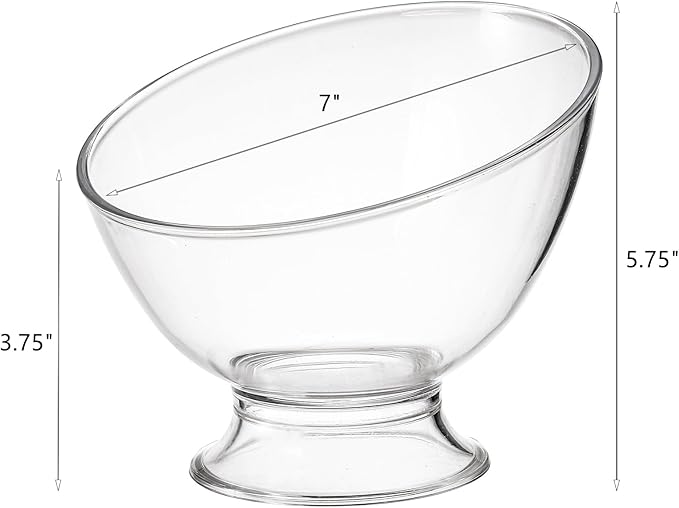 Frcctre 2 Pack Coffee Pods Holder, Plastic K Cup Holder Coffee Capsule Pods Storage Container Creamer Organizer, Round Serving Bowl Candy Dish Fruit Salad Bowl