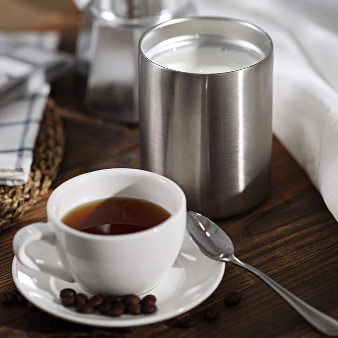 MEWAY 12 oz Lowball, Tumbler Stainless Steel Double Wall Vacuum Insulated Mug with Straw and Lid, Cleaning Brush ，Durable Powder Coated Insulated Coffee Cup for Cold & Hot Drinks (Silver, 1 Pack)