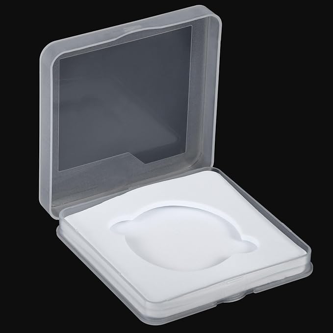 PATIKIL 52mm Lens Filter Case, 1pcs Camera Filter Case Portable Lens Filter Box Water Resistant Dustproof Plastic for Photography Filter Storage