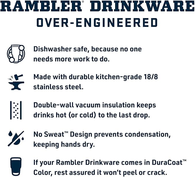 YETI Rambler 14 oz Ceramic Lined Stackable Mug, Vacuum Insulated, Stainless Steel with MagSlider Lid, Moon Dust