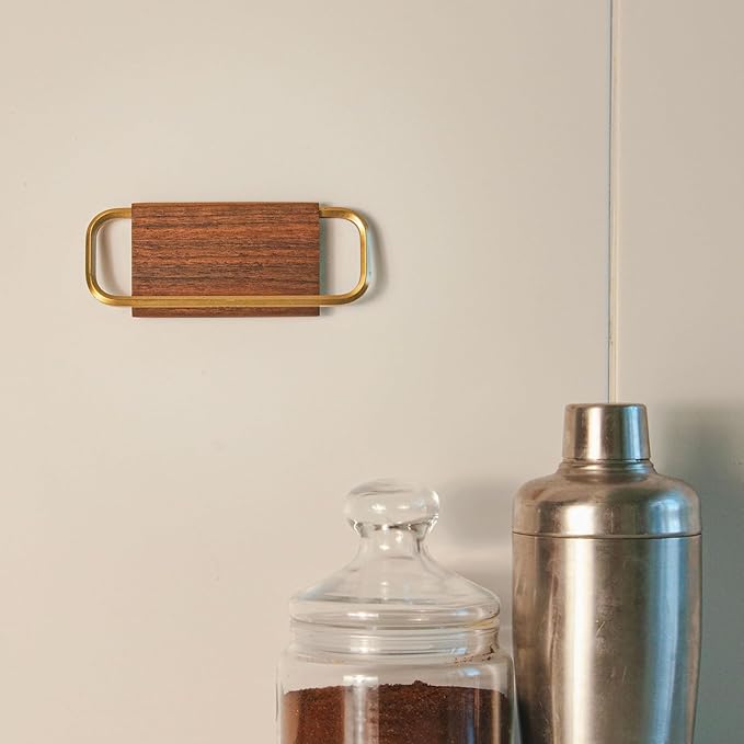 Cone Coffee Filter Holder ARGENTA – Wall Mount Coffee Filter Storage Container with Magnetic and Adhesive Mounting, Compatible with Hario, V60, Melitta, Chemex Coffee Filters (Standard)