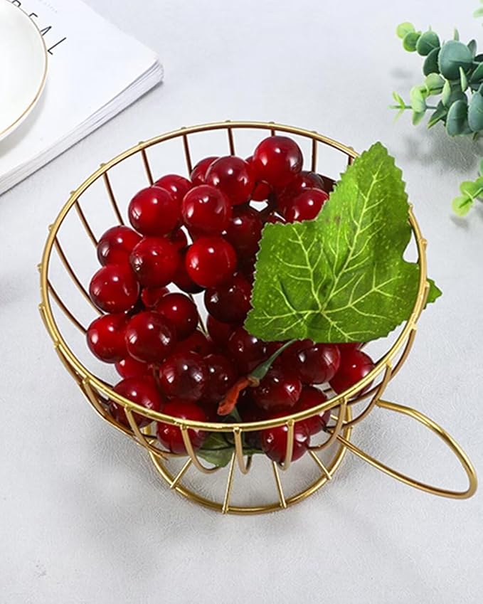 Coffee Pod Holder Large Capacity Coffee Pod Storage Metal Kitchen Countertop Organizer for Home Office Gold