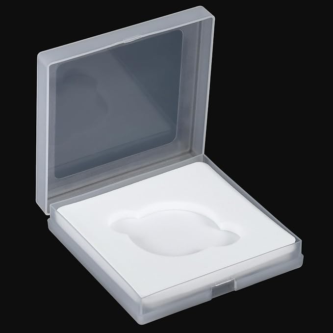 PATIKIL 43mm Lens Filter Case, 3pcs Camera Filter Case Portable Lens Filter Box Water Resistant Dustproof Plastic for Photography Filter Storage