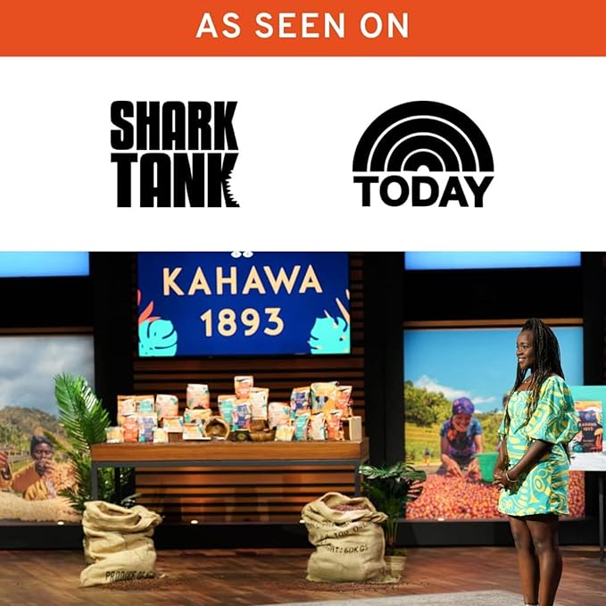 Kahawa 1893 Whole Bean Coffee Combo Pack Safari & Serengeti Blend (12 Oz x 2) - As Seen on Shark Tank, High Antioxidants, Naturally Sweet, Organically Grown, Ethically & Sustainably Sourced