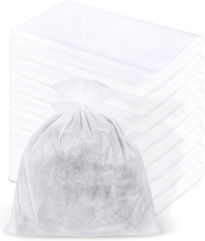 Grasseed Cold Brew Filter Bags for Toddy Commercial Coffee Makers, Commercial Cold Brew Bag with Straps Fits 5 Gallon System, 20" x 20", 100Pack