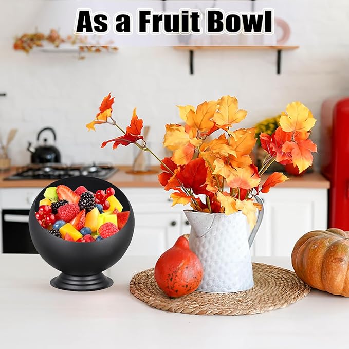 ELLDOO Coffee Pod Holder, Black Metal Coffee Pod Storage for K Cup Nespresso Vertuo Keurig, Creamer Organizer Candy Bowl Fruit Snacks Jar for Countertop Kitchen Breakroom