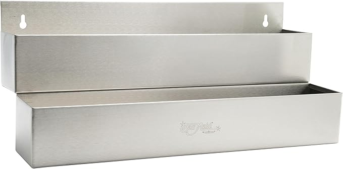 Winco Double Speed Rail, 22-Inch, Stainless Steel