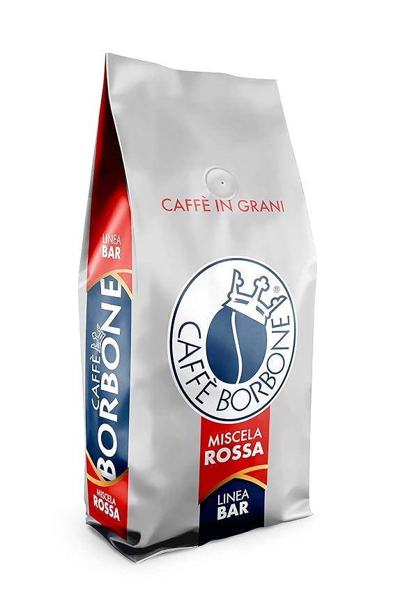 Caffè Borbone Whole Bean Coffee, Dark Roast, Red Blend, Authentic Italian Coffee, 2.2 lb Bag (Pack of 2)