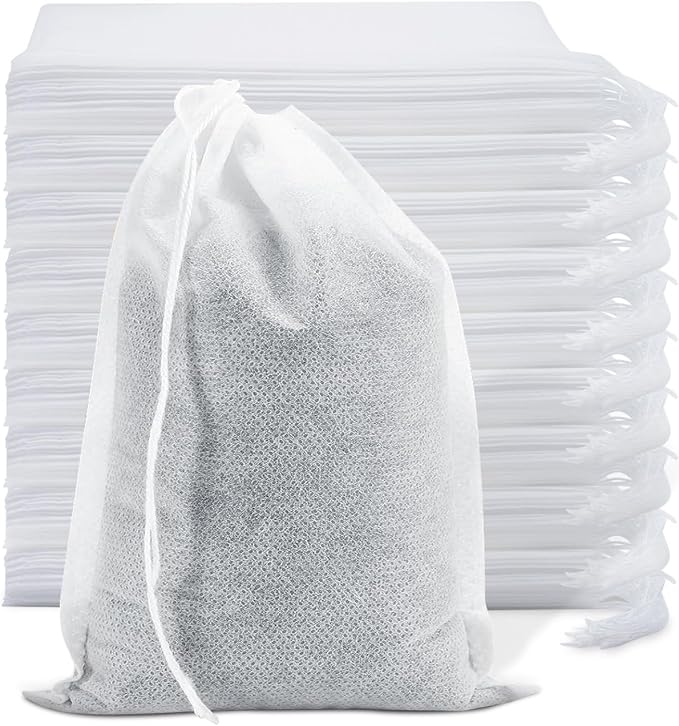 Grasseed Cold Brew Filter Bags for Toddy & OXO Coffee Makers, Cold Brew Bag with Drawstring for Pitchers and Mason Jars, 12" x 12", 100Pack