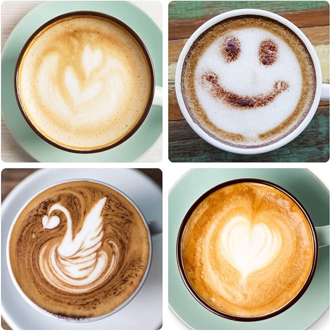 Milk Frothing Pitcher 20oz,Espresso Steaming Pitchers 600ml,Espresso Machine Accessories,Milk Frother cup 20 Oz, Coffee Cappuccino Latte Art,Stainless Steel Jug Cup with Decorating Art Pen