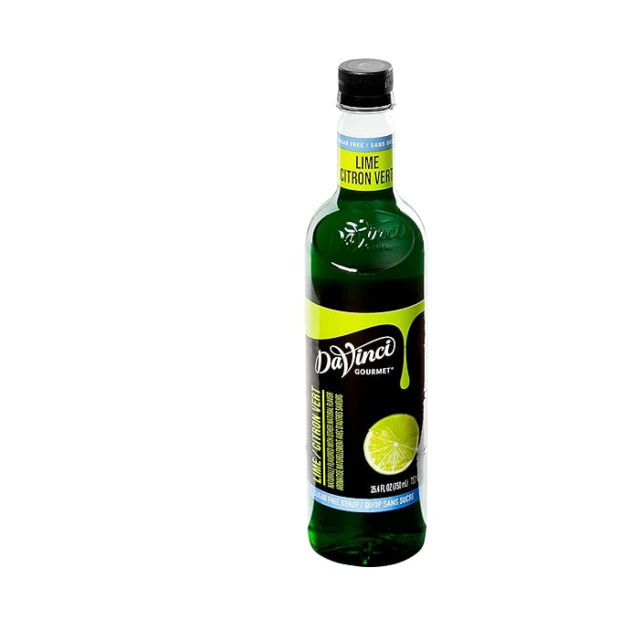 DaVinci Gourmet Sugar-Free Lime Syrup, 25.4 Fluid Ounces (Pack of 4)