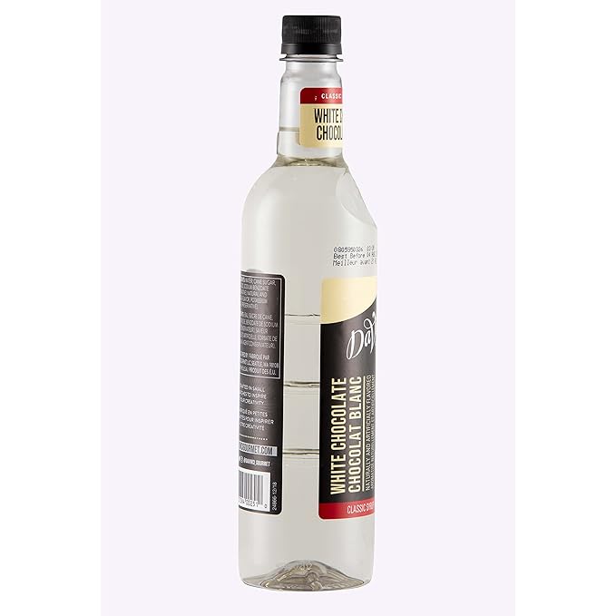 DaVinci Gourmet Classic White Chocolate Syrup, 25.4 Fluid Ounces (Pack of 4)