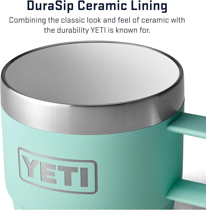 YETI Rambler 6 oz Stackable Mug, Stainless Steel, Vacuum Insulated Espresso/Coffee Mug, 2 Pack