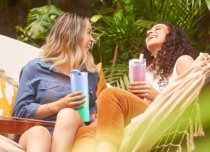 Meoky 24 oz Travel Coffee Mug with Leak-proof Lid, Stainless Steel Insulated Coffee Tumbler, Keeps Hot for 8 Hours or Cold for 24 Hours, Fits in Car Cup Holder (Night)